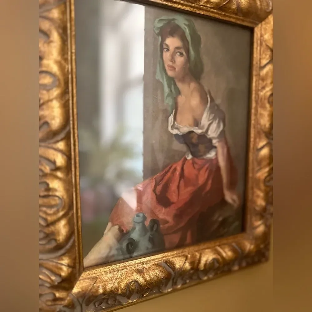 4 Prints Custom Framed Unknown Artist